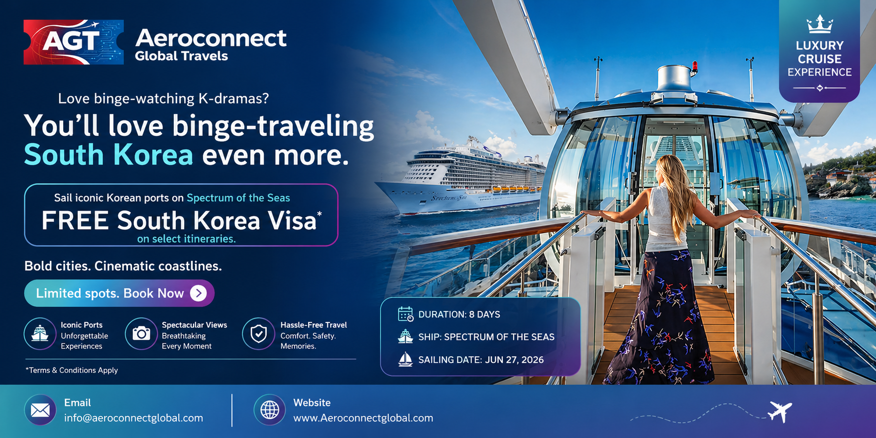 Biggest Ship, Boldest Adventure — Europe cruise with Aeroconnect Global Travels